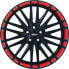 Фото #2 товара Литый колесный диск Oxigin 19 Oxspoke черный фольга помидорно-красный 7.5x17 ET45 - LK5/108 ML63.4