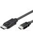 Фото #1 товара Разъем GOOD CONNECTIONS DisplayPort - HDMI Type A (Стандартный) DP-HDMI 2 м - Черный