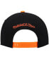 Фото #5 товара Men's Black and Orange New York Knicks Gradient Wordmark Snapback Hat
