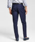 Фото #2 товара Men's Slim-Fit Wool Suit Pants, Created for Macy's