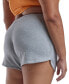 ფოტო #2 პროდუქტის Plus Size Active Identity French Terry Pull-On Shorts