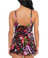 Фото #2 товара Women's Flutter Willow V-Neck Swimdress