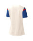 Women's White Buffalo Bills Kick Start V-Neck T-shirt