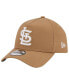 Фото #1 товара Men's Khaki St. Louis Cardinals A-Frame 9FORTY Adjustable Hat