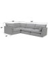 Фото #21 товара Marsten 126" 4-Pc. Fabric Sectional Sofa, Created for Macy's