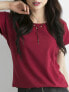 Фото #12 товара Женская футболка свободного кроя кофейного цвета Factory Price