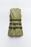 Фото #6 товара Платье с вощеным покрытием и ремнями ZARA