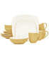 Фото #35 товара Colorwave Square 16-Pc. Dinnerware Set, Service for 4