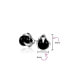 ფოტო #4 პროდუქტის Gothic Biker Jewelry Black Ball Orb Dragon Claw Stud Earrings For Women Stainless Steel