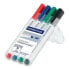 Фото #2 товара STAEDTLER Lumocolor whiteboard compact 341 - 4 pc(s) - Black,Blue,Green,Red - Multicolor - Round - 1 mm - 2 mm