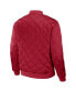 Фото #3 товара Men's Darius Rucker Collection by Black, Garnet South Carolina Gamecocks Reversible Full-Zip Bomber Jacket