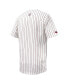 Фото #3 товара Men's White Oklahoma Sooners Pinstripe Replica Baseball Jersey