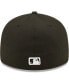 Men's Chicago White Sox Black, White Low Profile 59FIFTY Fitted Hat