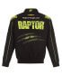 Men's Black William Byron RAPTOR Twill Driver Uniform Full-Snap Jacket