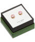 ფოტო #3 პროდუქტის Gold-Tone Cubic Zirconia Flower Stud Earrings