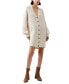 ფოტო #1 პროდუქტის Women's Vhari Ribbed Button-Down Sweater Dress