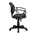 Фото #1 товара Mid-Back Gray Mesh Swivel Task Chair With Arms