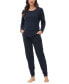 Women's Kangaroo Long Sleeve Top with Jogger Set