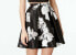 Фото #1 товара Sequin Hearts Women's Juniors Floral Pleated Skirt Black Gray Size 13