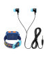 Фото #2 товара Часы PlayZoom Kid's Touch 42mm Dark Blue Orange Earbuds