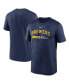 Фото #1 товара Men's Navy Milwaukee Brewers 2023 Postseason Authentic Collection Dugout T-shirt