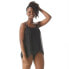 Coco Reef Current Bra Sized Mesh Layer Underwire Tankini Swim Top — Black, 36C