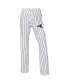 ფოტო #1 პროდუქტის Women's White Chicago White Sox Vigor Pinstripe Sleep Pant