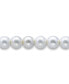 White Shell Pearl Charm Drop with White Shell Pearl Stretch Bracelet