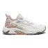Фото #1 товара Puma RsTrck New Horizon Lace Up Mens Off White, Silver Sneakers Casual Shoes 39