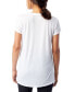 ფოტო #2 პროდუქტის Alternative Apparel Slinky Jersey Women's V-Neck T-Shirt