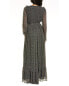 Фото #2 товара Платье макси Ted Baker Ditsy черное 2 размер Женское
