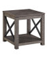 Фото #1 товара Steve Silver Dexter 24" Square Wooden End Table