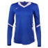 Фото #1 товара Nike Volleyball V Neck Long Sleeve Game Jersey Womens Size L 846321-494