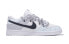 【定制球鞋】 Nike Dunk Low 特殊鞋盒 漫雾 涂鸦 解构 低帮 板鞋 GS 白灰蓝 / Кроссовки Nike Dunk Low DH9765-100