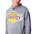 Толстовка с капюшоном унисекс New Era LA Lakers NBA Colour Block Серый