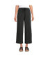 ფოტო #3 პროდუქტის Women's Petite Sport Knit Elastic Waist Wide Leg Crop Pants