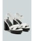 CHYPRE Women's High Heeled Block Sandal
