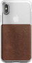 Фото #1 товара Чехол для смартфона Nomad Case Clear Leather Brown iPhone X / Xs