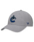 Men's Gray Vancouver Canucks Extra Time Adjustable Hat