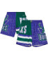 ფოტო #1 პროდუქტის Men's Purple, Hunter Green Milwaukee Bucks Jumbotron 3.0 Shorts