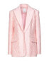 Sandro Zebrey Satin Blazer Jacket Pink 34 US Size XS