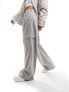 Object tailored cargo trousers in grey melange