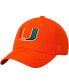 Men's Orange Miami Hurricanes Primary Logo Staple Adjustable Hat