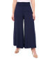 Фото #1 товара Petite Pilazzo Smocked-Waist Wide-Leg Pants