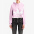 Фото #3 товара Толстовка женская adidas originals Cropped Hoodie 145 FM в фиолетовом цвете
