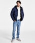 Фото #11 товара Men's Sherpa Lined Hooded Puffer Jacket