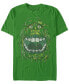 Фото #1 товара Ghostbusters Men's Slimer Big Face Halloween Costume Short Sleeve T-Shirt