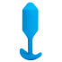 Anal plug B-Vibe Vibrating Snug 3 Blue (3,7 x 13,8 x 1 cm)