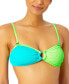 Фото #3 товара Salt & Cove Juniors' Colorblocked Convertible Bikini Top, Created for Macy's