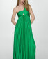 ფოტო #11 პროდუქტის Women's Asymmetrical Pleated Dress
